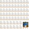 64 Pack Mini Canvas with Easel Sets 4x4 Inch – Stretched Cotton Canvas Panels with Wooden Display Easels, Bulk Painting Kits for Kids, Classroom Crafts, DIY Art Projects & Gift Activities